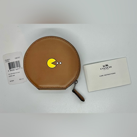 Coach Handbags - Coach Brown and Yellow Coin Purse